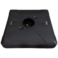 PURPLE LEAF Offset Patio Umbrella Base Sand/Water Filled Square, 39.4'' X 39.4''
