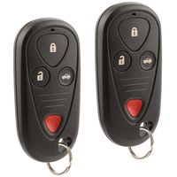 Car Key Fob Keyless Entry Remote fits 2004-2006 Acura TL / 2004-2008 Acura TSX (OUCG8D-387H-A, 72147-SEC-A02), Set of 2