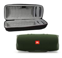 JBL Charge 4 Waterproof Wireless Bluetooth Speaker Bundle with Portable Hard Case - Green