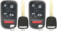 KeylessOption Keyless Entry Car Remote Fob With Uncut High Security T5 Ignition Transponder Key Replacement For OUCG8D-440H-A (Pack of 2)