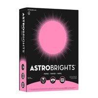 Astrobrights Color Paper, 8.5" x 11", 24 lb/89 GSM, Pulsar Pink, 500 Sheets (21038)
