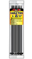 Pro Tie B10BH10 9.65-Inch Button Head Cable Ties, Black Nylon, 10-Pack