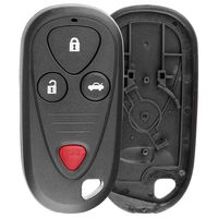 KeylessOption Just the Case Keyless Entry Remote Control Car Key Fob Shell Replacement for E4EG8D-444H-A, OUCG8D-387H-A