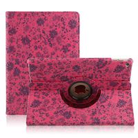 ELEOPTION(TM) Auto Sleep/Wake Function 360 Degree Rotating Smart Case Cover for 7.9 inch Apple iPad Mini/iPad Mini 2/iPad Mini 3 with Retina with a Stylus as a Gift (Red Mulan)