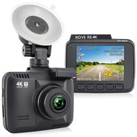 Rove R2-4K Dash Cam Built in WiFi GPS Car Dashboard Camera Recorder with UHD 2160P, 2.4" LCD, 150° Wide Angle, WDR, Night Vision