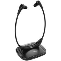 Wireless TV Headphones-INVONS Bluetooth&Non-Bluetooth TV in Ear Stereo Hearing Aid Assistance Earbuds Dual Digital Listening Ears Headset System HD Clear Sound Universal Hearing Amplifier(Black)