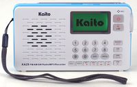 Kaito KA29 All in one World Receiver, with Recorder,AM FM SW Radio with MP3 Player (White)