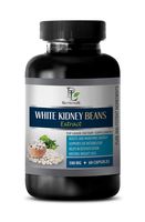 carb Blocker Slim Fast - White Kidney Beans Extract 500MG - TOP Grade Dietary Supplement - White Kidney Bean Extract carb Blocker - 1 Bottle (60 Capsules)