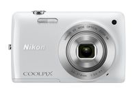 Nikon COOLPIX S4300 16 MP Digital Camera with 6x Zoom NIKKOR Glass Lens and 3-inch Touchscreen LCD (White)