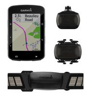 Garmin Edge 520 Plus Speed and Cadence Bundle, GPS Cycling/Bike Computer for Competing and Navigation, Includes Additional Sensors/Heart Rate Monitor