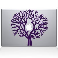 The Decal Guru Apple Tree Decal Vinyl Sticker, 15" MacBook Pro (2016 & Newer Models), Lavender (1493-MAC-15X-LAV)
