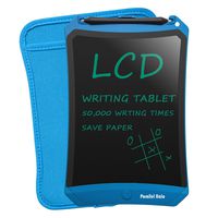 Parallel Halo 8.5 Inch LCD Writing Tablet-Electronic Writing Board Doodle Board Drawing Board Erasable Black Chalkboard Sticky Notes Office Memo Pads