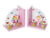 Kids Fairies Home Decor Themed Fairy Bookends for Girls Nursery or Bedroom