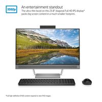 HP 2017 Pavilion 24 Desktop 500GB SSD (Intel Core i7-7700K Processor 4.20GHz Turbo to 4.50GHz, 16 GB RAM, 500 GB SSD, 24" FullHD IPS, Win 10) PC Computer All-in-One