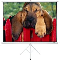 Portable Projector Screen with Stand 100" - Projector Screen Pull Down and Projection Screen with Stand - This Portable Screen is The Best Outdoor Movie Screen with Stand - Indoor and Outdoor Screen