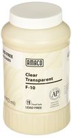 AMACO F Lead-Free Non-Toxic Glaze, 1 pt Plastic Jar, Clear Transparent F-10 - 351728