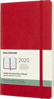 Moleskine Classic 12 Month 2020 Weekly Planner, Soft Cover, Large (5" x 8.25") Scarlet Red