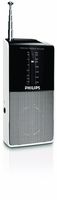 Philips Portable Radio AE1530 FM/MW, Analog Tuning Built-in Speaker Headphone Jack Battery Operated