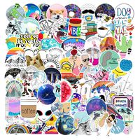 Laptop Stickers for Water Bottle - Cute Waterproof Vinyl Sticker for Teens Adult Girls - Cool Decals for Snowboard Luggage Motorcycle Wall DIY Party Supplies Patches - Fresh Cool 103 Pack