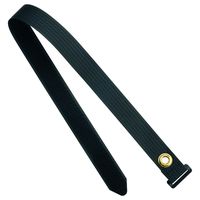 Panduit UGCTC5S-X0 Ultra-Cinch Hook & Loop Tie with Center Mount Grommet, 18.0-Inch Length, Black (10-Pack)