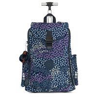 Kipling Alcatraz II Printed Rolling Laptop Backpack Dotted Bouquet
