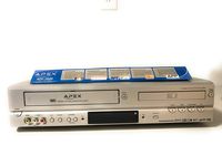 Apex Digital ADV-3800 DVD/VCR Video Cassette Recorder Combo, 4-Head Hi-Fi Stereo Video Cassette Recorder VHS Player w/ Dolby Digital, DTS Surround, Progressive Scan, MP3/Windows Media Player