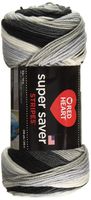 Red Heart Super Saver Yarn, Stripe - Newspaper