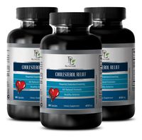 Plant sterols - Cholesterol Relief - Improve Blood Circulation - 3 Bottles 180 Capsules