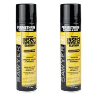 Sawyer Products SP6022 Premium Permethrin Clothing Insect Repellent Aerosol Spray, Twin Pack, 9-Ounce