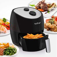 Electric Air Fryer Multi Cooker - 1300 Watt High Power Oilless Kitchen Hot Air Frying Oven Toaster Convection Cooker- 3L NonStick Teflon Basket - NutriChef PKAIRFR22
