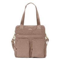 Kipling Camryn Solid Laptop Handbag, New Brown