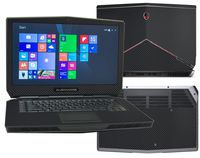 Decalrus - Protective Decal for 2015 Release Alienware 15 (15.6" Touch Screen) Laptop Black Carbon Fiber Skin Skins case Cover wrap CF2015Alienware15TouchBlack