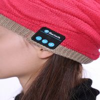 Zhen rong Beanie hat Bluetooth Headset Microphone Winter Outdoor Sports Stereo Music Cap