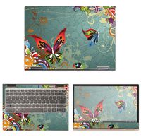 decalrus - Protective Decal Butterfly Skin Sticker for Lenovo Yoga 730 13 (13.3" Screen) case Cover wrap LEyoga730_13-39