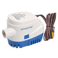 Amarine Made 12V Automatic Submersible 1100GPH Boat Bilge Water Pump Auto with Float Switch-New (Current 3.8A)