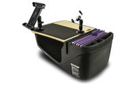 AutoExec AUE06200 Birch Efficiency GripMaster Car Desk with iPad/Tablet X-Grip Phone Mount