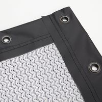 Carls Place (16:9) 222" Diag.- 9.5 x 17 Ft Standard Golf Impact Screen Finished with Black Vinyl Edges and Grommets, Golf Screen, Golf Simulator Screen, Golf Simulator Impact Screen, Impact Screen