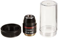 Motic 1101001701582 Achromatic Super Contrast Objectives for Series DMB1, DMB3, B1 and B3 Microscope, 4X/0.10 N.A.