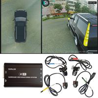 3D HD 360° Car Surround View Monitoring System , Bird View System, 4 Camera DVR HD 1080P Recorder / Parking Monitoring