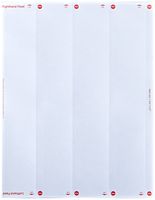 Compulabel Large White Return Address, FAB, Labels for Laser and Inkjet Printers, 1 3/4 x 2/3 Inches, Permanent Adhesive, 60 per Sheet, 1000 Sheets per Carton