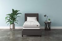 Signature Design by Ashley - 10 Inch Chime Express Hybrid Innerspring - Firm Mattress - Bed in a Box - Twin - White -