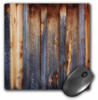 3dRose Brown Barn Wood Look - Mouse Pad, 8 by 8" (mp_124675_1)