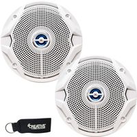 JBL MS6520B OEM Replacement Speakers - Marine 6.5 Inch Two-Way Speakers - Pair, White