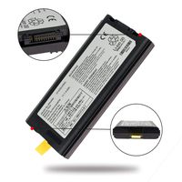 Aluo Cf-vzsu29 New Laptop Battery for Panasonic Toughbook Cf-29 Cf-51 Cf-52 Cf-vzsu29 Cf-vzsu29au Cf-vzsu29asu Cf-52ccabxbm Cf-vzsu65u 6600mah 11.1v 9Cell Black