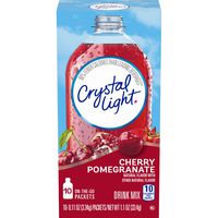 Crystal Light Sugar Free Cherry Pomegranate Powdered Drink Mix, 10 ct - 0.11 oz Packets