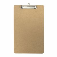 Officemate Recycled Legal Size Wood Clipboard, Low Profile Clip, Brown (83225)