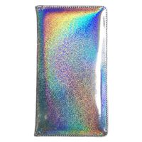 Holographic Big Size Server Book for Waitress 5" X 9" (Glitter Silver) (5×9)