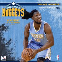 Turner Denver Nuggets 2016 Team Wall Calendar, September 2015 - December 2016, 12 x 12" (8011876)