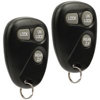 Key Fob Keyless Entry Remote fits Cadillac Escalade/Chevy Astro Blazer Express Suburban Tahoe/GMC Jimmy Safari Yukon 1997 1998 1999 2000 2001 2002 (16245100-29), Set of 2