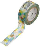 MT Washi Masking Tape for Kids, Jigsaw Puzzle, 15mm x 7m (MT01KID027)